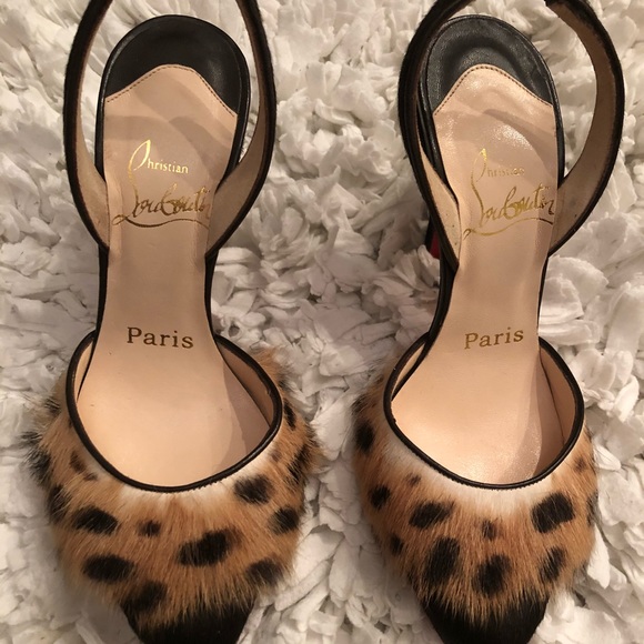 Christian Louboutin Shoes - Christian Louboutin leopard animal print pony hair